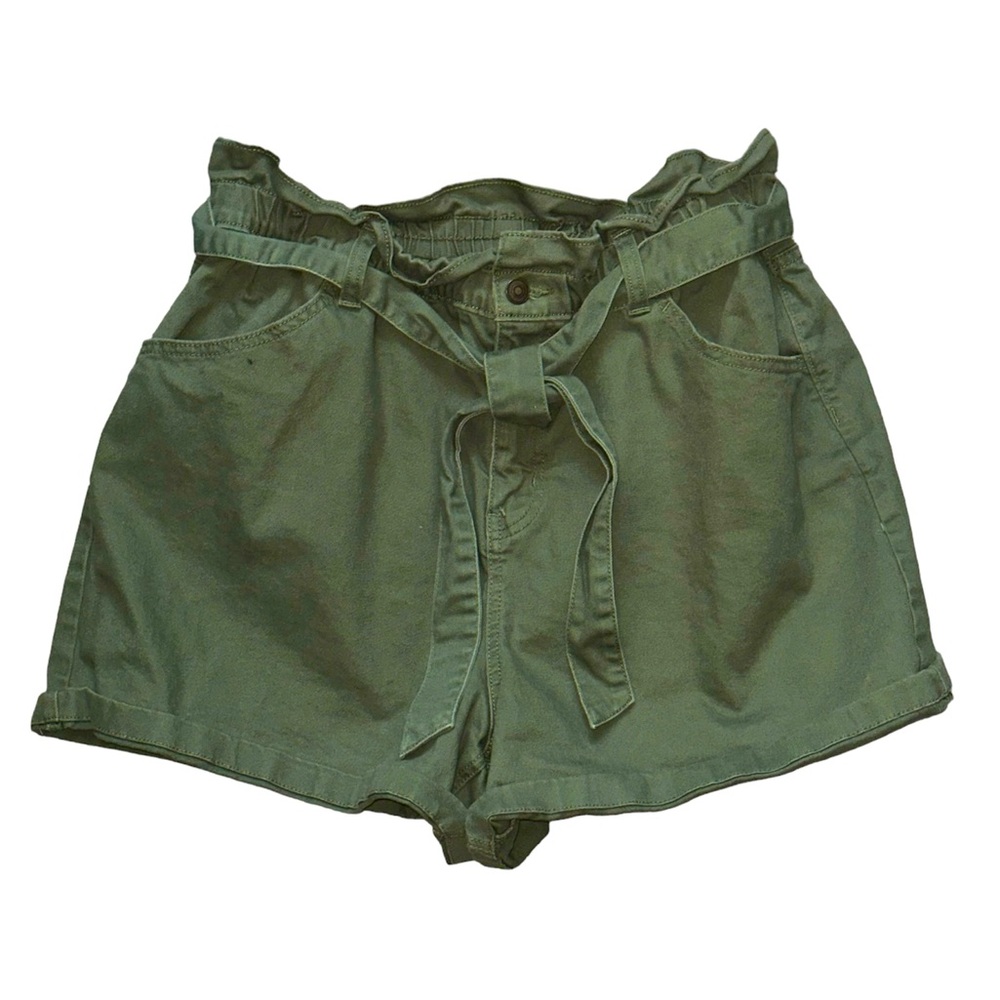 Time And Tru | Sage Green | Paper Bag Waist Tie Size 16